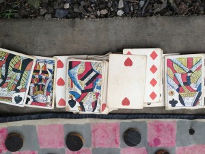 civil war playing cards