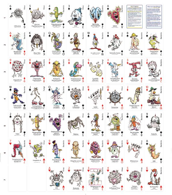 nanobugs-playing-cards-sheet Custom Playing Cards for Nanobugs