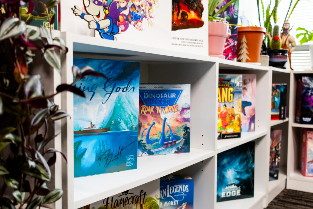 Prototypes on Display at Ad Magic's Print and Play Facility.