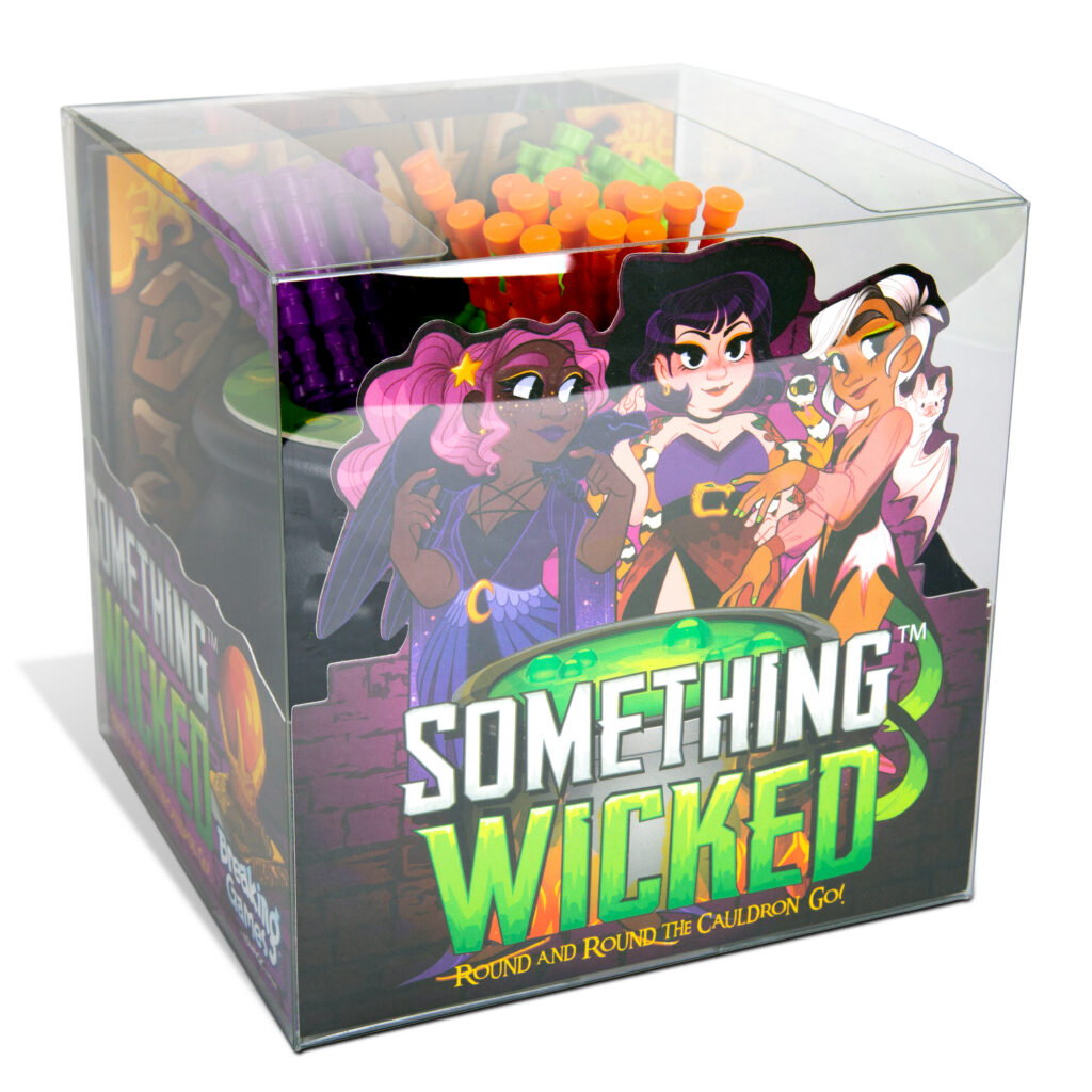 A window box containing Something Wicked, a game manufactured by Ad Magic