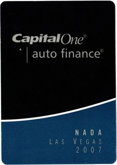 Custom promotional playing cards for famous brands: Capital One