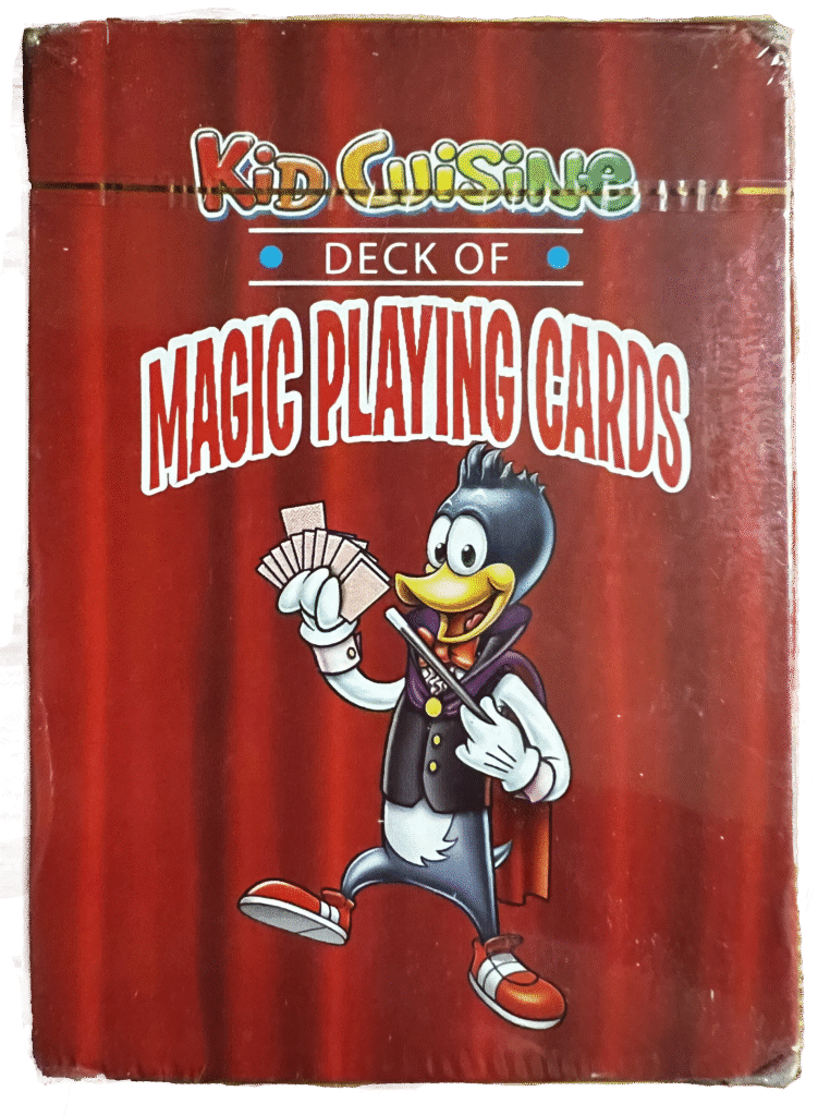 Custom promotional playing cards for famous brands: Kid Cuisine