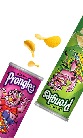 Two cans of prongles, a parody of Pringles by Cards Against Humanity: manufactured by Ad Magic