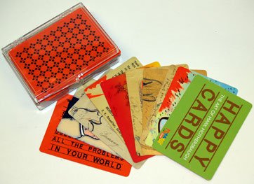 #4 - Mark Mothersbaugh Happy Card Art Decks - Top 10 Custom Playing Card Decks