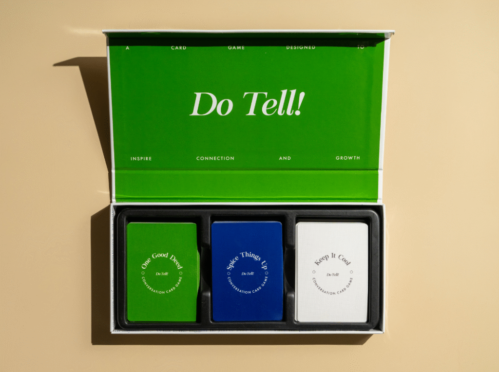 A custom magnetic flip-lid box manufactured by Ad Magic