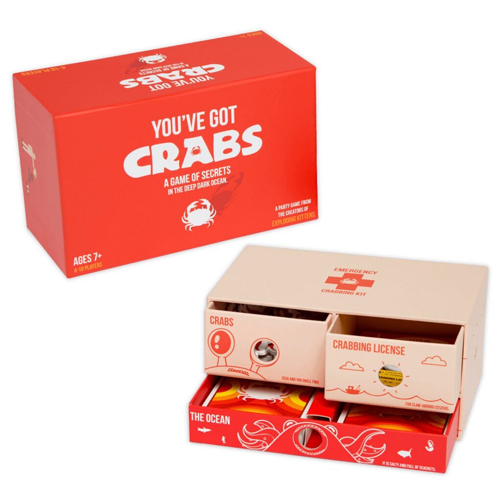 You've Got Crabs, a game manufactured by Ad Magic